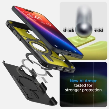 Maska SPIGEN Tough Armor komp.sa MagSafe za iPhone 16 crna