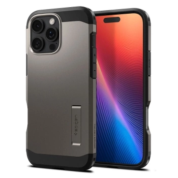 Maska SPIGEN Tough Armor komp.sa MagSafe za iPhone 16 Pro gunmetal