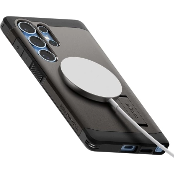 Maska SPIGEN Tough Armor komp.sa MagSafe za Samsung S25 Ultra gunmetal
