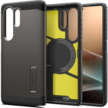 Maska SPIGEN Tough Armor komp.sa MagSafe za Samsung S25 Ultra gunmetal