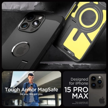 Maska SPIGEN Tough Armor MAG kompatibilna sa MagSafe za IPHONE 15 PRO MAX