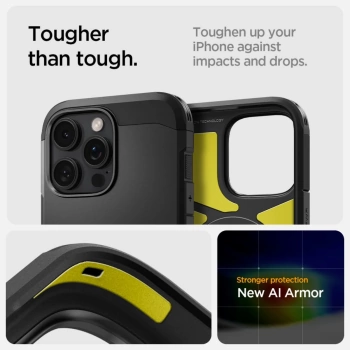Maska Spigen Tough Armor "T" MagSafe za iPhone 16 Pro Max crna
