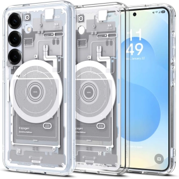 Maska SPIGEN Ultra Hybrid Mag Case za Samsung S25 Zero One bijela