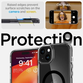 Maska SPIGEN Ultra Hybrid MAG komp.sa MagSafe za iPhone 16 crna