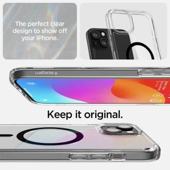 Maska SPIGEN Ultra Hybrid MAG komp.sa MagSafe za iPhone 16 crna