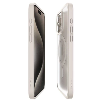 Maska SPIGEN Ultra Hybrid MAG komp.sa MagSafe za iPhone 16 Pro Max natural titan