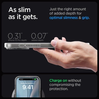 Maska SPIGEN Ultra Hybrid MAG za iPhone 16 Pro clear