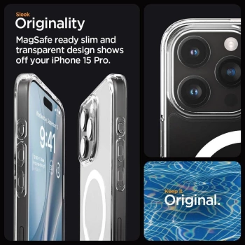 Maska SPIGEN Ultra Hybrid MAG za iPhone 16 Pro clear