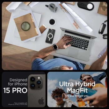 Maska SPIGEN Ultra Hybrid MAG za iPhone 16 Pro clear