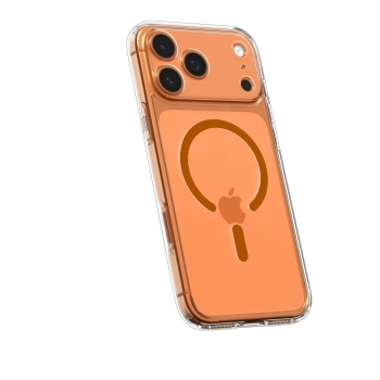 Maska Spigen Ultra Hybrid MagSafe za iPhone 17 Pro clear orange