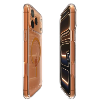 Maska Spigen Ultra Hybrid MagSafe za iPhone 17 Pro clear orange
