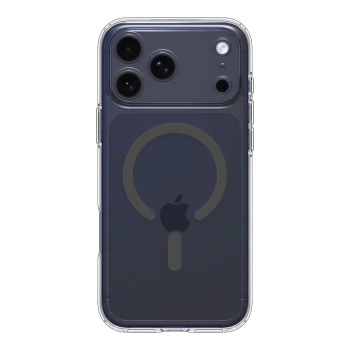 Maska Spigen Ultra Hybrid MagSafe za iPhone 17 Pro clear/siva