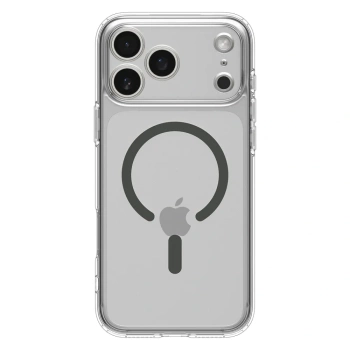 Maska Spigen Ultra Hybrid MagSafe za iPhone 17 Pro Max clear/siva