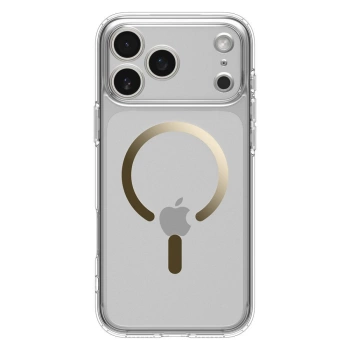 Maska Spigen Ultra Hybrid MagSafe za iPhone 17 Pro Max providna/gold