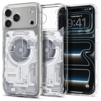 Maska Spigen Ultra Hybrid MagSafe za iPhone 17 Pro Zero One bijela