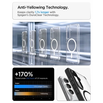Maska Spigen Ultra Hybrid MagSafe za Samsung S26 clear crna
