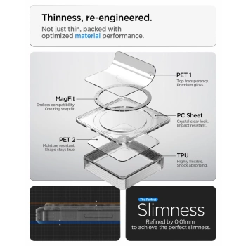 Maska Spigen Ultra Hybrid MagSafe za Samsung S26 Ultra clear bijela
