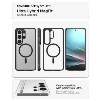 Maska Spigen Ultra Hybrid MagSafe za Samsung S26 Ultra clear crna
