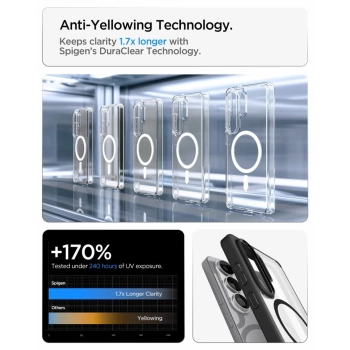 Maska Spigen Ultra Hybrid MagSafe za Samsung S26 Ultra clear crna