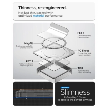 Maska Spigen Ultra Hybrid MagSafe za Samsung S26 Ultra Zero One bijela