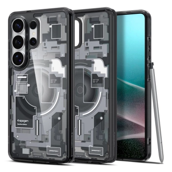 Maska Spigen Ultra Hybrid MagSafe za Samsung S26 Ultra Zero One crna