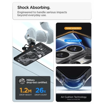 Maska Spigen Ultra Hybrid MagSafe za Samsung S26 Ultra Zero One crna