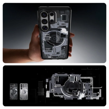 Maska Spigen Ultra Hybrid MagSafe za Samsung S26 Ultra Zero One crna