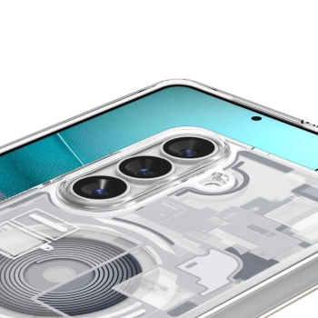 Maska Spigen Ultra Hybrid MagSafe za Samsung S26 Zero One clear bijela