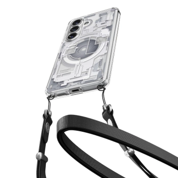 Maska Spigen Ultra Hybrid MagSafe za Samsung S26 Zero One clear bijela