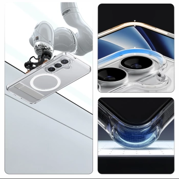 Maska Spigen Ultra Hybrid S MagSafe za Samsung S26 clear bijela