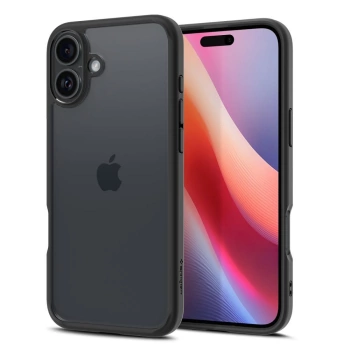 Maska SPIGEN Ultra Hybrid za iPhone 16 mat crna
