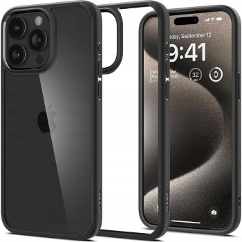Maska SPIGEN Ultra Hybrid za iPhone 16 Pro mat crna