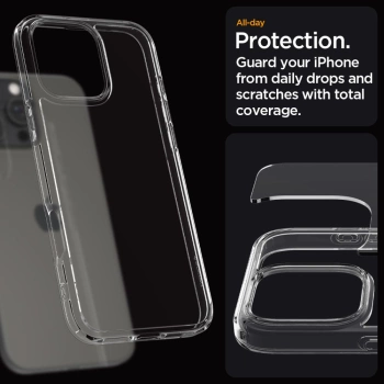 Maska SPIGEN Ultra Hybrid za iPhone 16 Pro Max Crystal clear