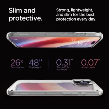 Maska SPIGEN Ultra Hybrid za iPhone 16 Pro Max Crystal clear