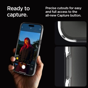 Maska SPIGEN Ultra Hybrid za iPhone 16 Pro Max transp