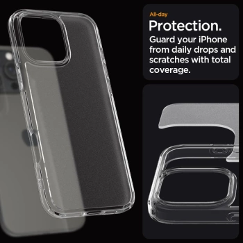 Maska SPIGEN Ultra Hybrid za iPhone 16 Pro Max transp