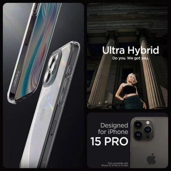 Maska SPIGEN Ultra Hybrid za iPhone 16 Pro space crystal