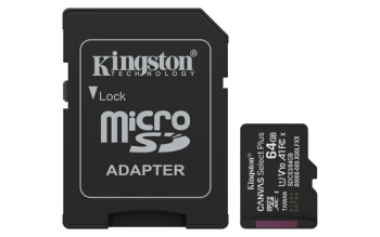 Memorijska kartica Kingston 64GB microSDXC Canvas Select Plus Gen3 100MB/s