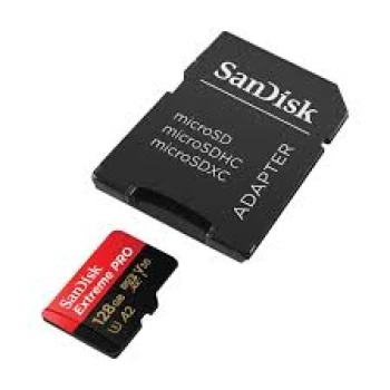 Memorijska kartica SanDisk 128GB microSDXC Extreme Pro + SD Adapter 200MB/s V30