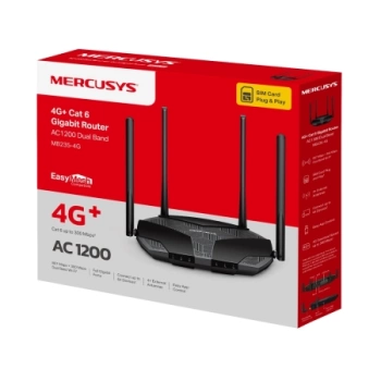 Mercusys MB235 AC1200 4G+ Cat6 Wireless Dual Band Router