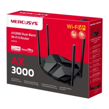 Mercusys MR85X AX3000 WiFi 6 Router Dual Band
