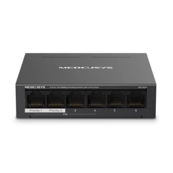 Mercusys MS106LP Desktop Switch 6x10/100 + 4-Port PoE+