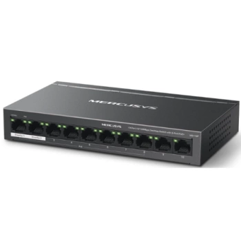 Mercusys MS110P Desktop Switch 10x10/100 + 8-Port PoE+