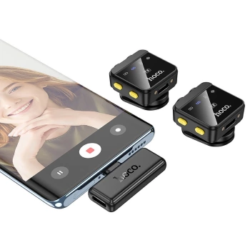 Mikrofon HOCO wireless L17 Lightning / USB-C (2 in set)