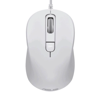 Miš ASUS MU101C Wired Blue Ray, žični, tih, bijeli