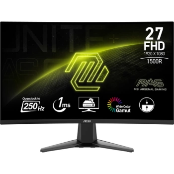 Monitor 27 MSI MAG 27C6X VA FHD 250Hz DP/2xHDMI Zakrivljen
