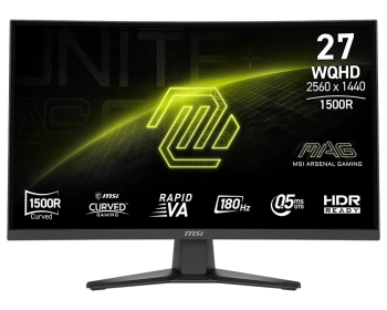 Monitor Gaming zakrivljeni MSI MAG 275CQF E18 27",0,5ms, VA, 180mhz