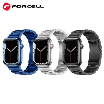 Narukvica FORCELL FA10 stainless steel za Apple Watch 42/44/45/49mm silver