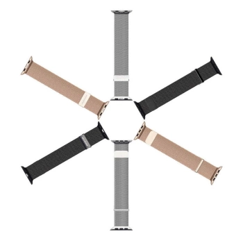Narukvica DUX DUCIS Milanese stainless steel za Apple Watch 42/ 44/45mm silver