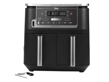 Ninja dvozonska fritezaKap. 9.5L, snaga 247W, 6 funkcija, digitalni termometar i kont. table